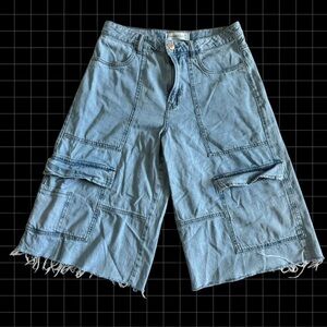 stradivarius cardo denim jorts